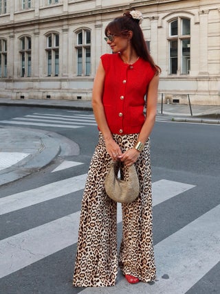 Pantaloni larghi 'leopardo'