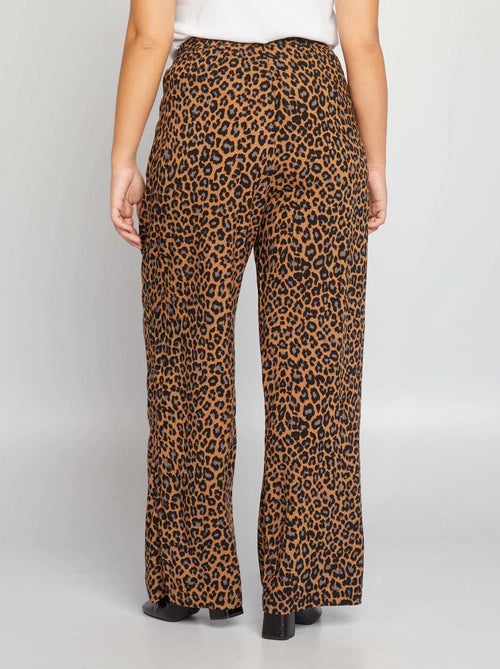 Pantaloni larghi 'leopardo' 'Only Carmakoma' - Kiabi