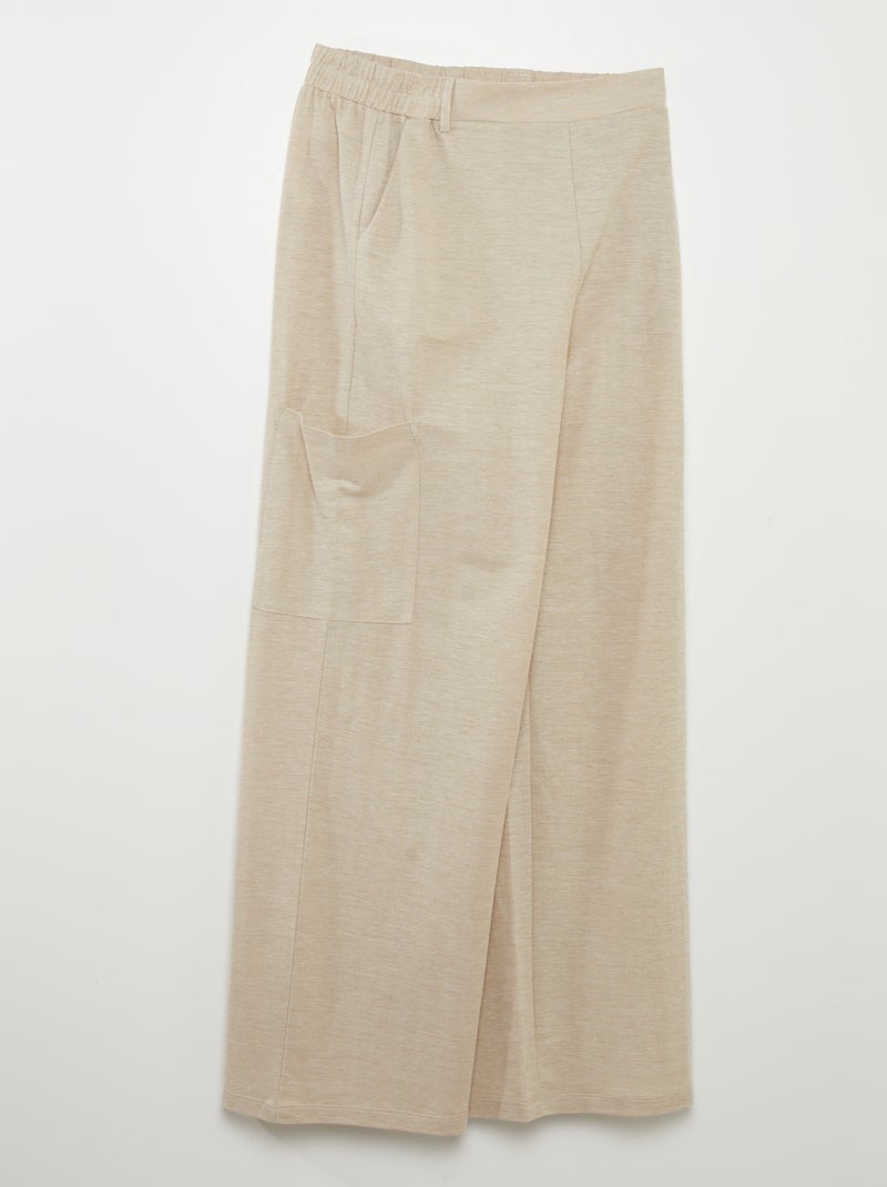 Pantaloni larghi morbidi 'JDY' BEIGE - Kiabi