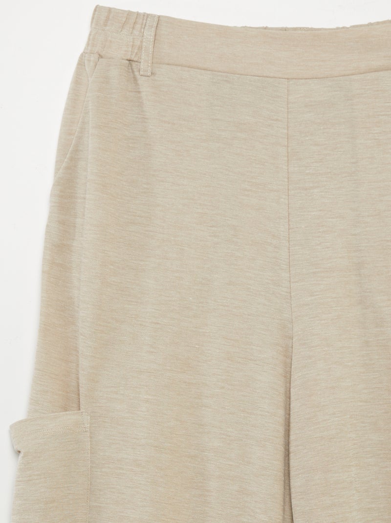 Pantaloni larghi morbidi 'JDY' BEIGE - Kiabi