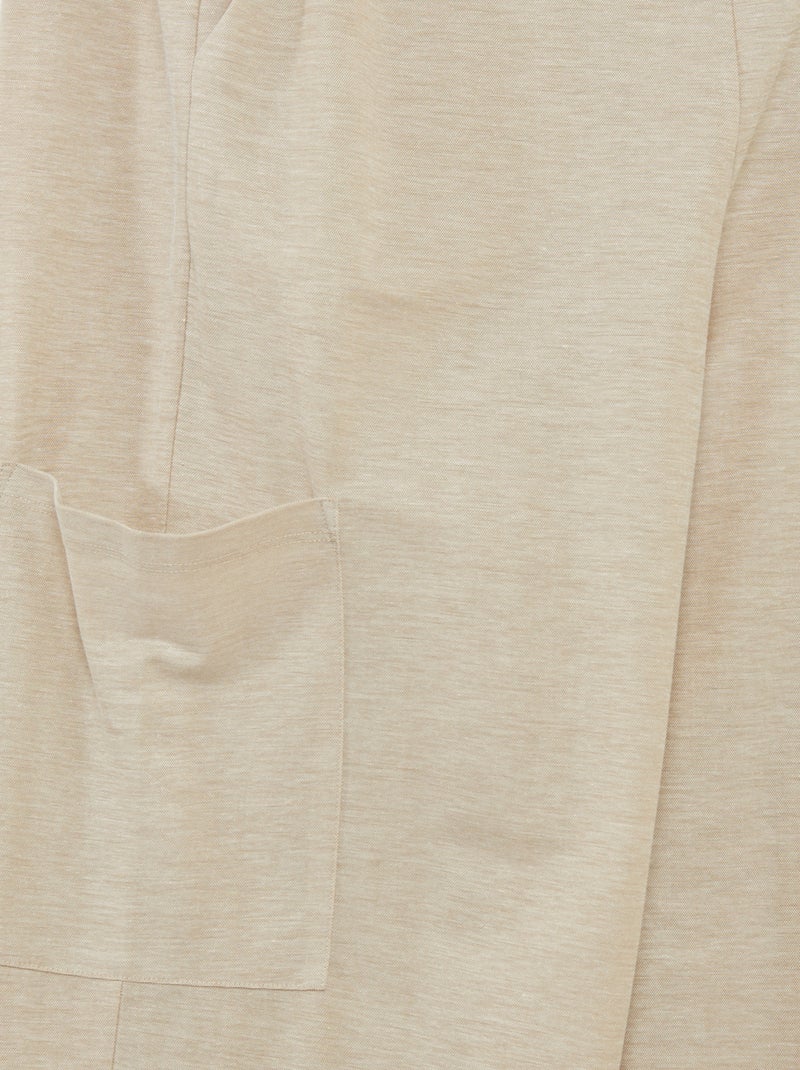 Pantaloni larghi morbidi 'JDY' BEIGE - Kiabi