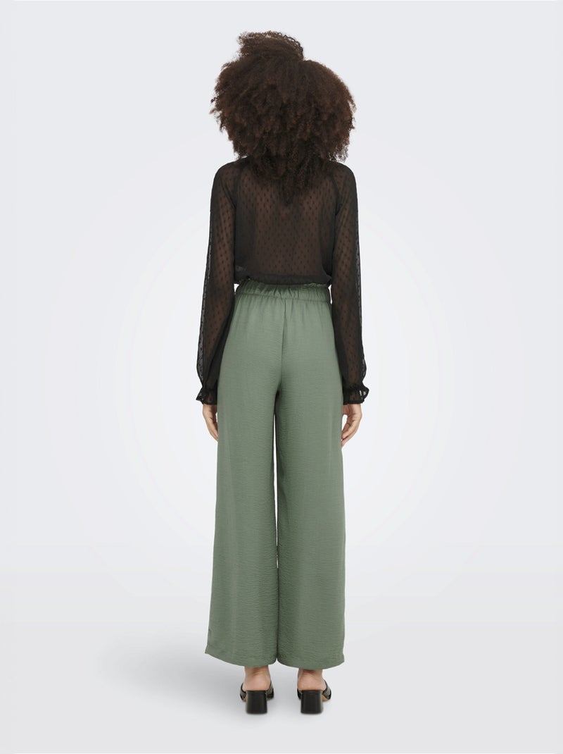 Pantaloni larghi morbidi 'JDY' VERDE - Kiabi