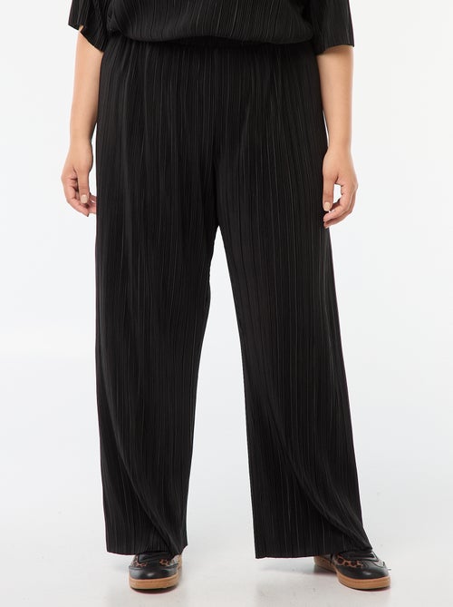 Pantaloni larghi 'Only Carmakoma' in tessuto plissettato - Kiabi