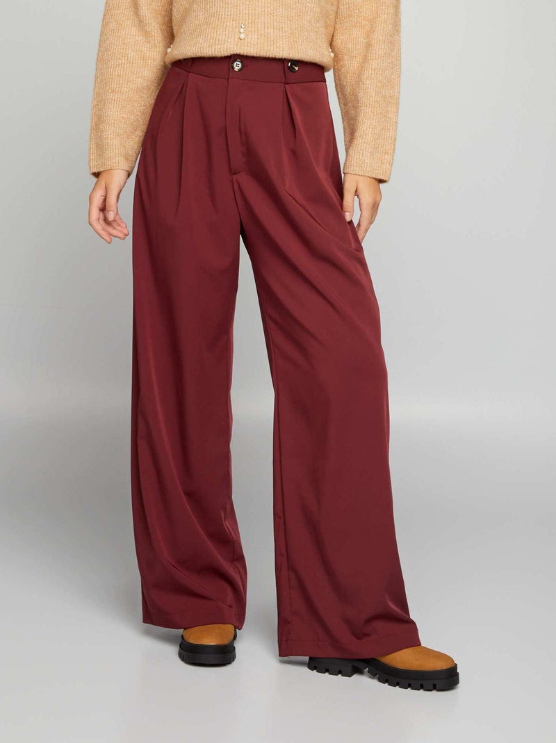 Pantaloni larghi ROSSO - Kiabi