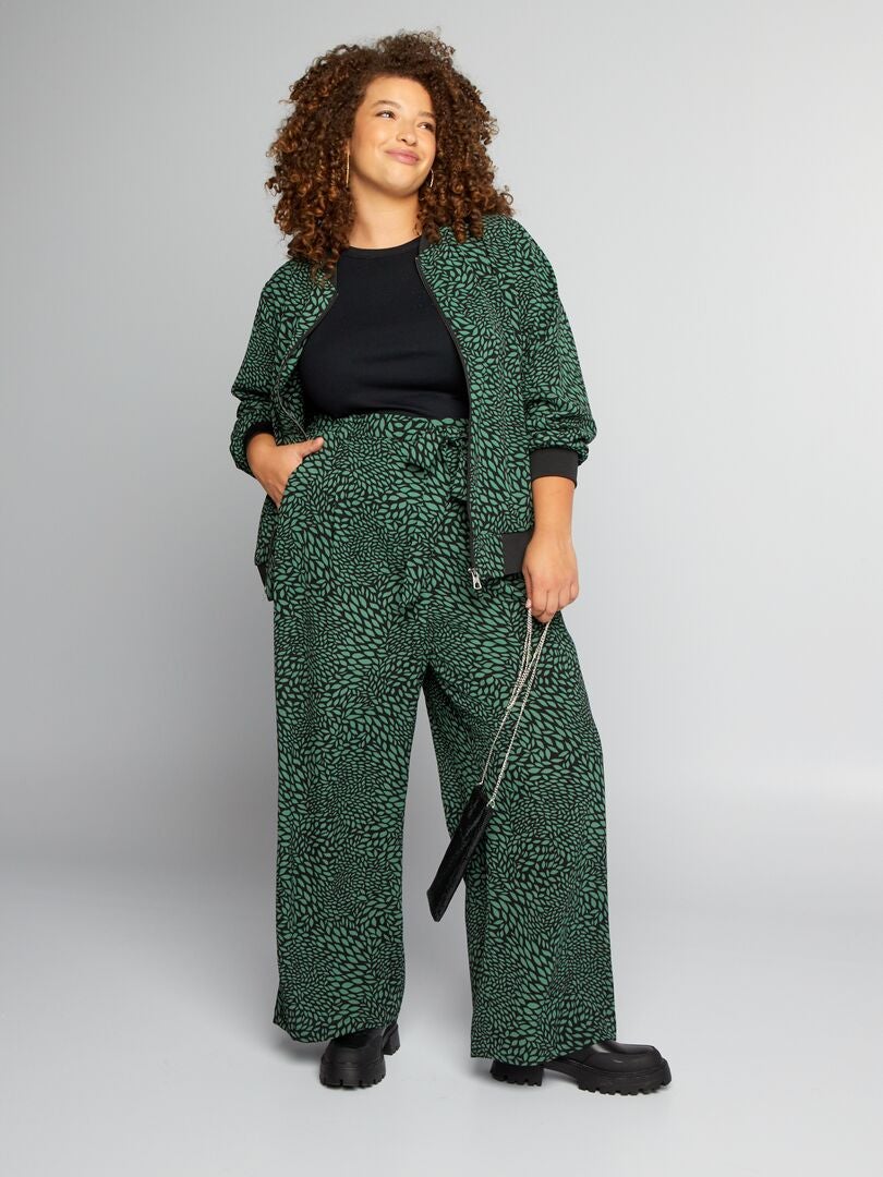 Pantalon harem n cotone / Pantalon largh con cavallo basso