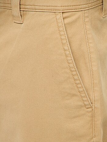 Pantaloni larghi / wide leg tinta unita in twill