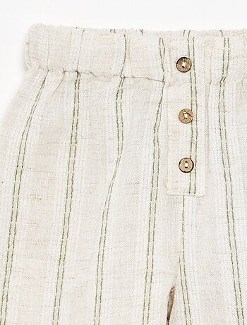 Pantaloni leggeri a righe