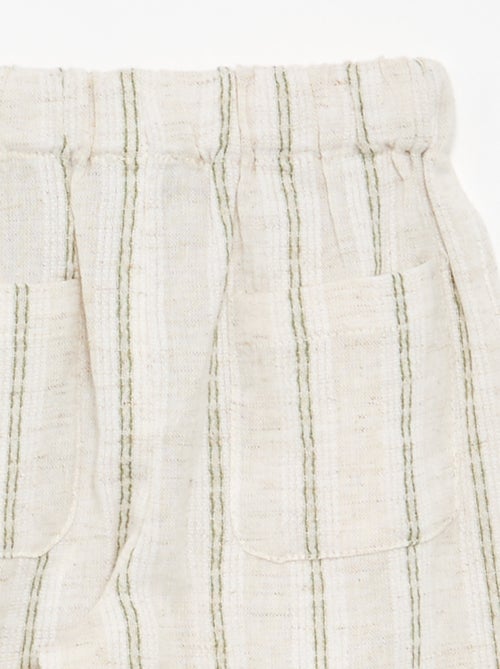 Pantaloni leggeri a righe - Kiabi