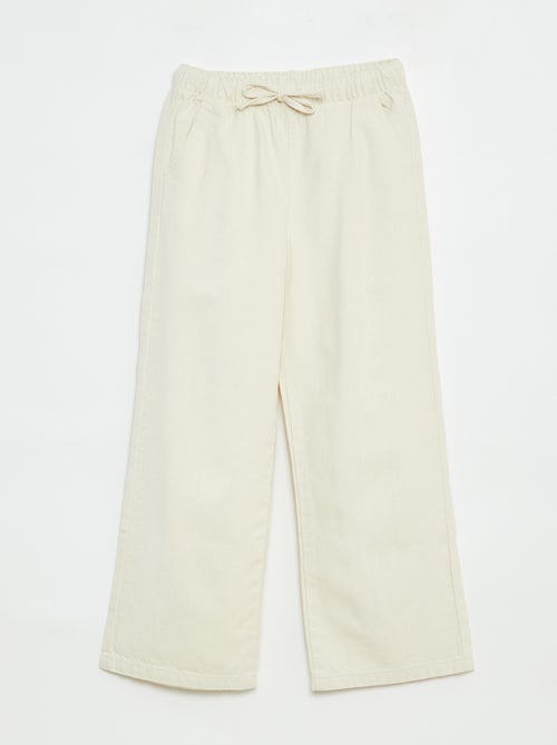 Pantaloni leggeri con taglio largo - Kiabi