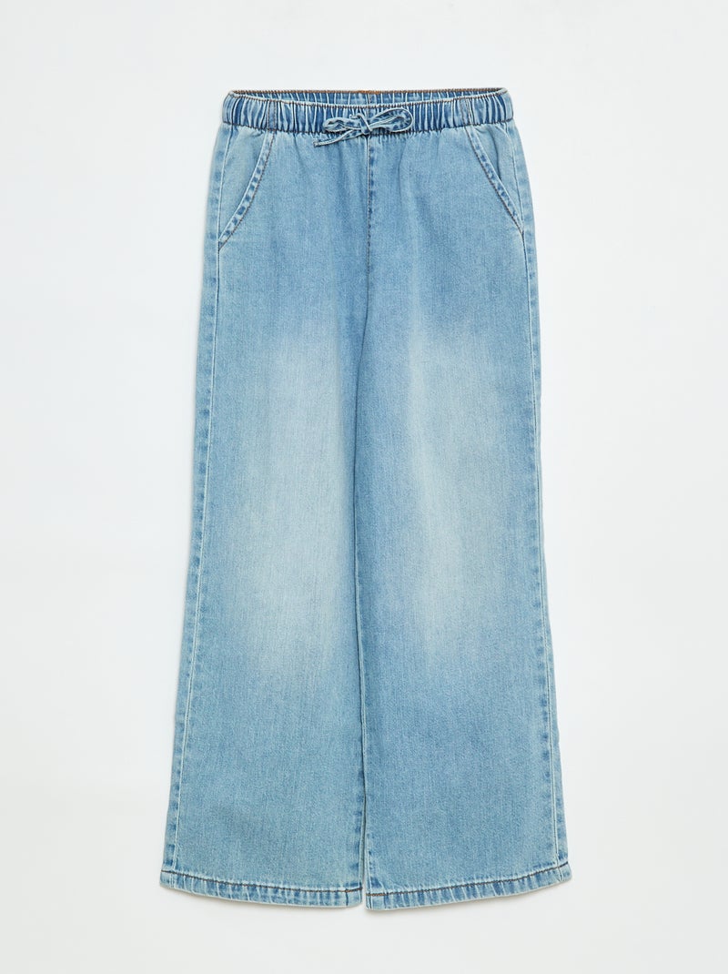 Pantaloni leggeri con taglio largo Blu - Kiabi