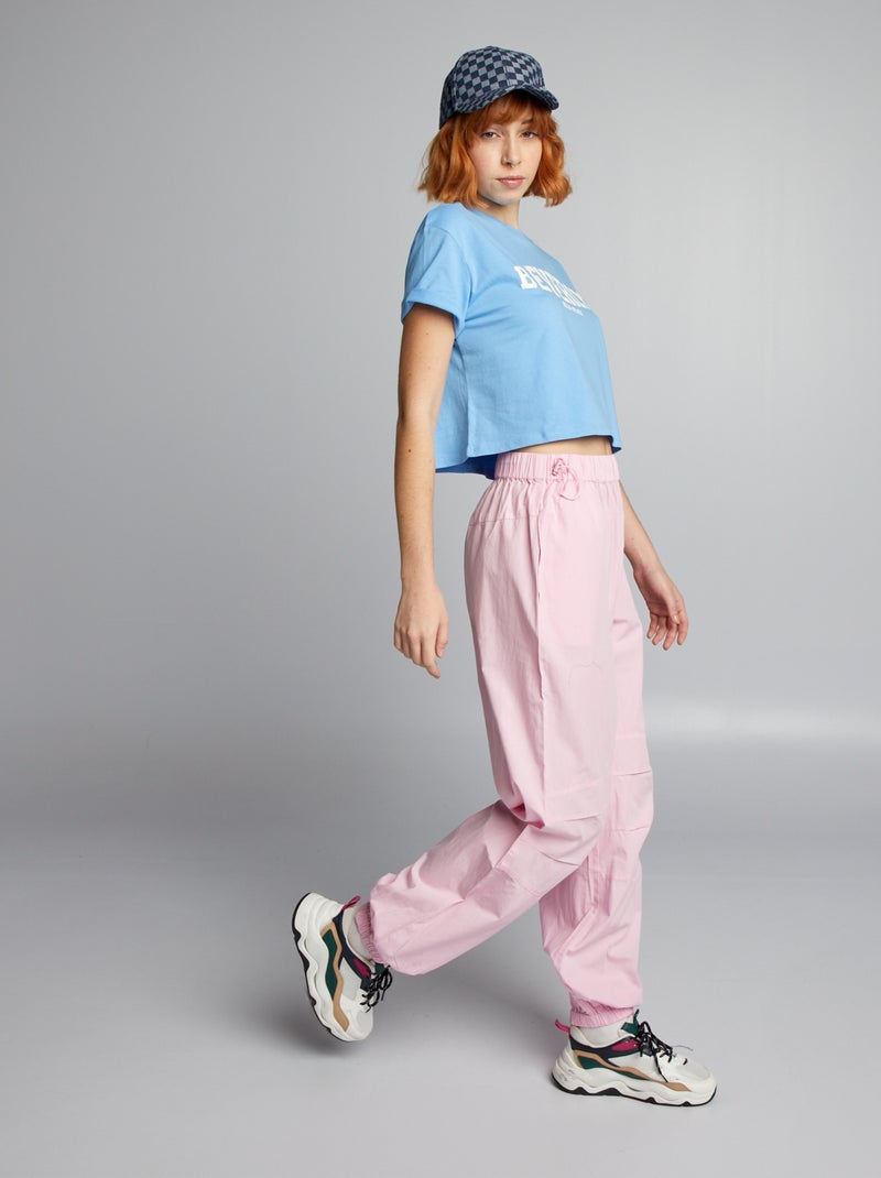 Pantaloni leggeri e ampi ROSA - Kiabi