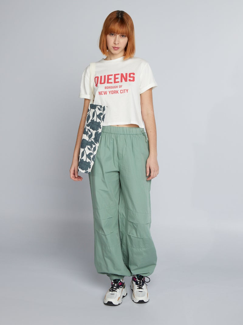 Pantaloni leggeri e ampi VERDE - Kiabi