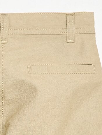 Pantaloni leggeri effetto lino in oxford