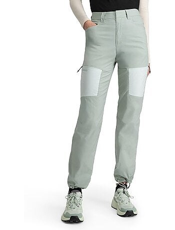 Pantaloni leggeri per l’escursionismo da donna escursionismo donna vortex gree