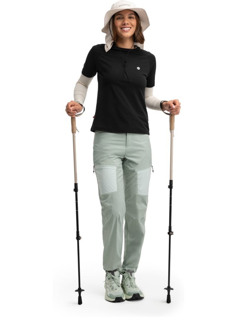 Pantaloni leggeri per l’escursionismo da donna escursionismo donna vortex gree Verde - Kiabi