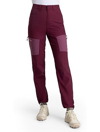Pantaloni leggeri per l’escursionismo da donna escursionismo donna vortex purp