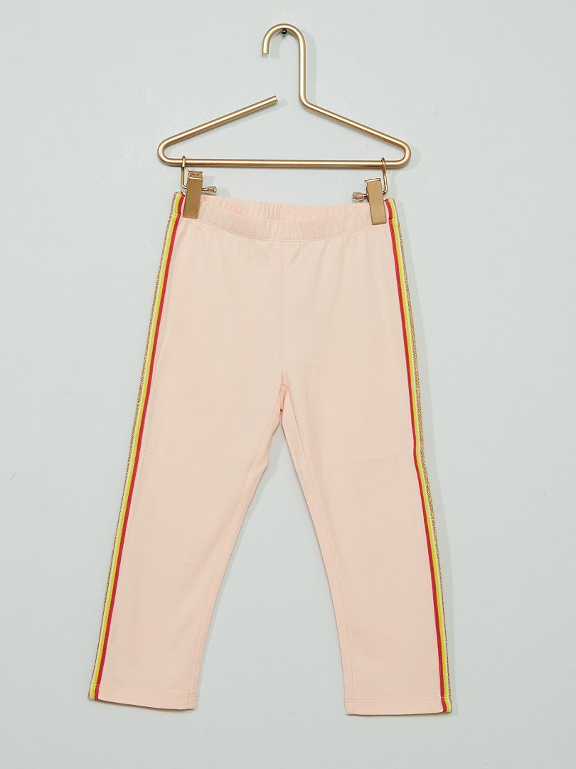 Pantaloni leggings corti in misto cotone ROSA - Kiabi