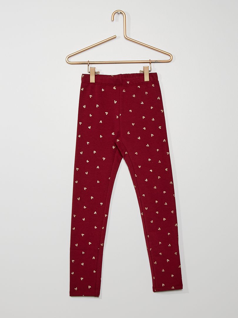 Pantaloni leggings in misto cotone ROSA - Kiabi