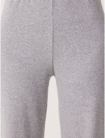 Pantaloni lounge in maglia a gamba ampia a vita media istanbul