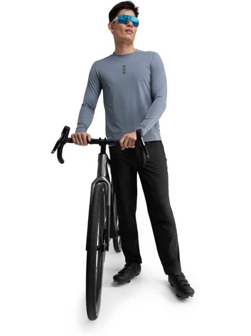 Pantaloni lunghi da ciclismo gravel da donna ciclismo uomo rift Nero - Kiabi
