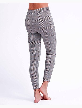 Pantaloni lunghi elasticizzati in Galles da donna ADMAS