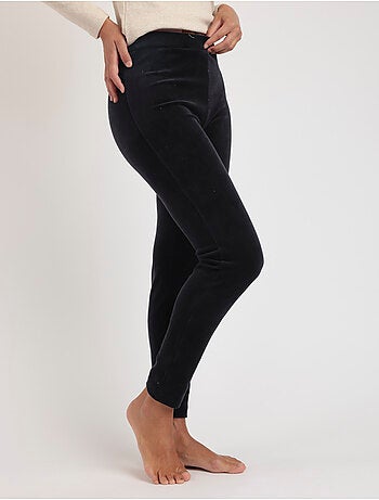 Pantaloni lunghi elasticizzati in velluto a coste da donna ADMAS