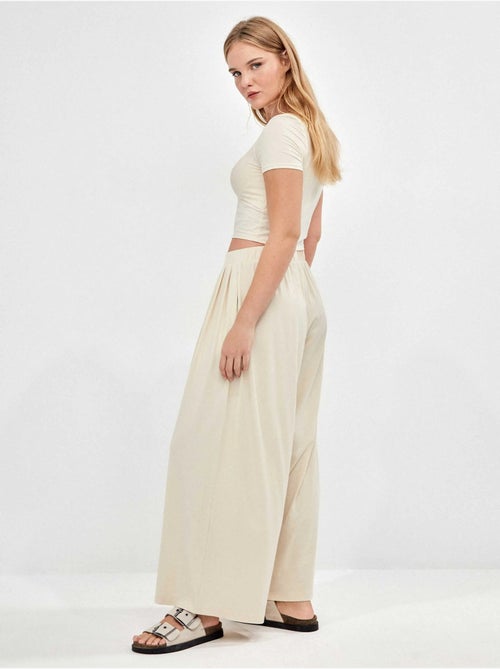 Pantaloni lunghi larghi - Kiabi Pantaloni lunghi larghi - Kiabi