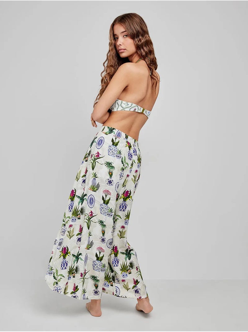 Pantaloni lunghi stampati Multicolore - Kiabi