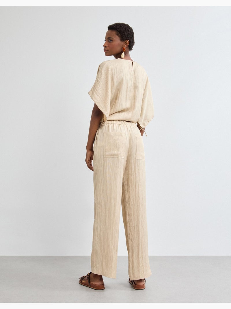 Pantaloni Lyocell, MO Fashion Beige - Kiabi