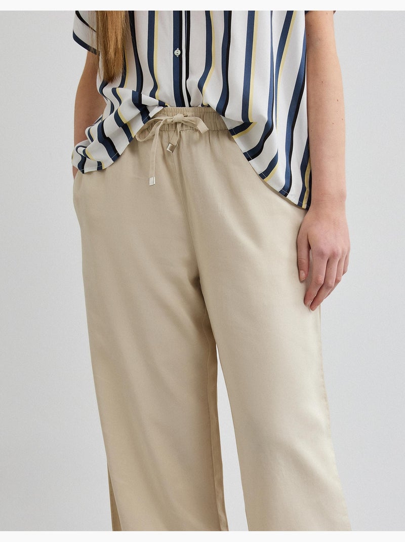 Pantaloni Lyocell, MO Fashion Beige - Kiabi