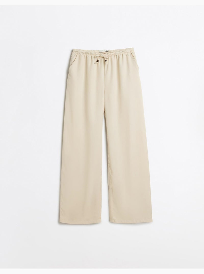 Pantaloni Lyocell, MO Fashion Beige - Kiabi