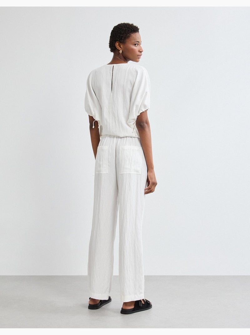 Pantaloni Lyocell, MO Fashion Bianco - Kiabi