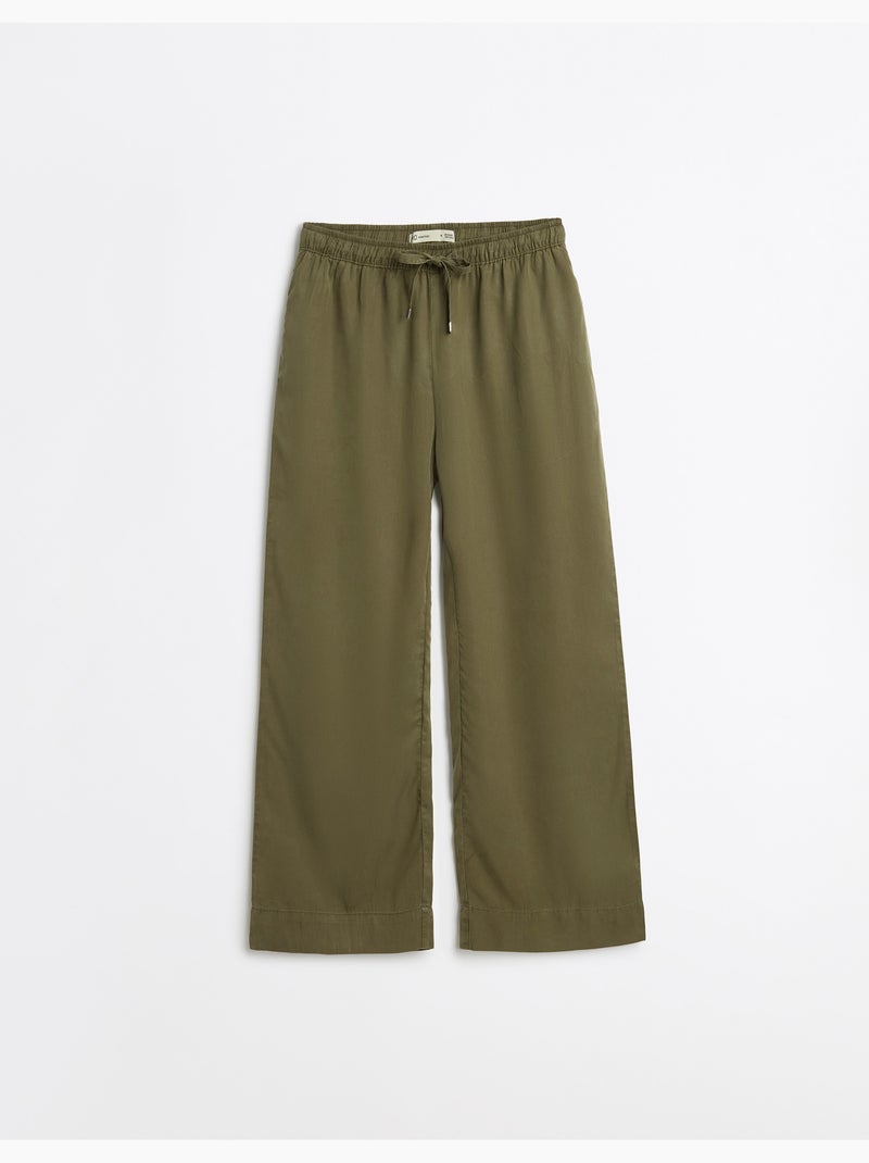 Pantaloni Lyocell, MO Fashion Verde - Kiabi