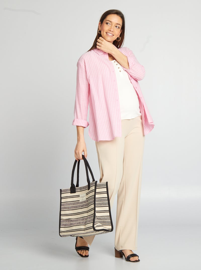 Pantaloni milano premaman BEIGE - Kiabi