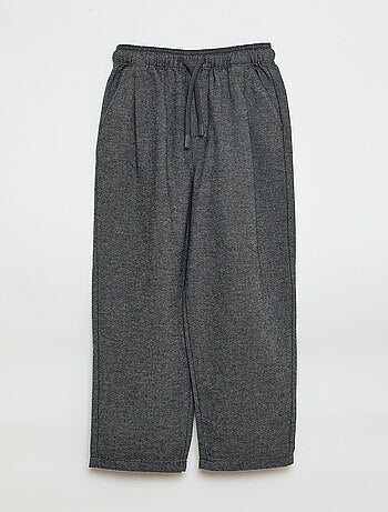 Pantaloni modello jogger in flanella