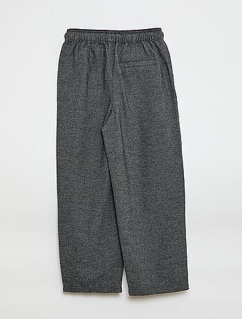 Pantaloni modello jogger in flanella