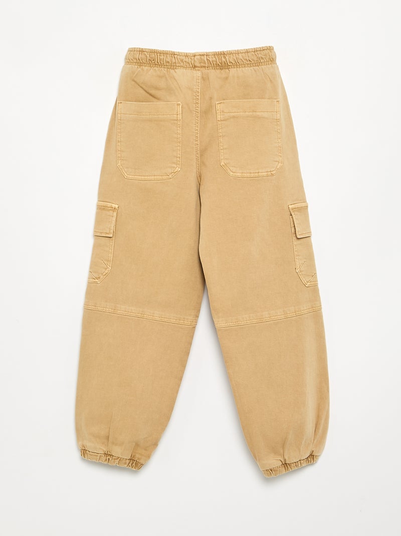 Pantaloni modello jogging Beige - Kiabi