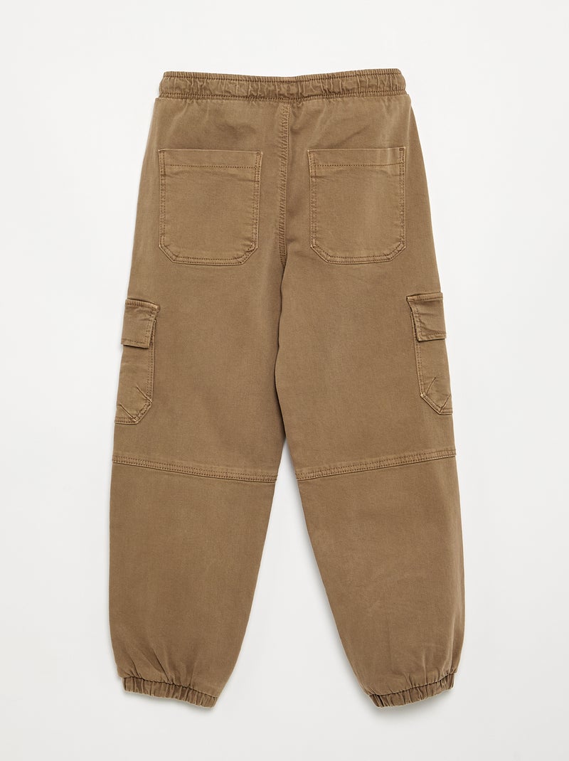 Pantaloni modello jogging Marrone - Kiabi