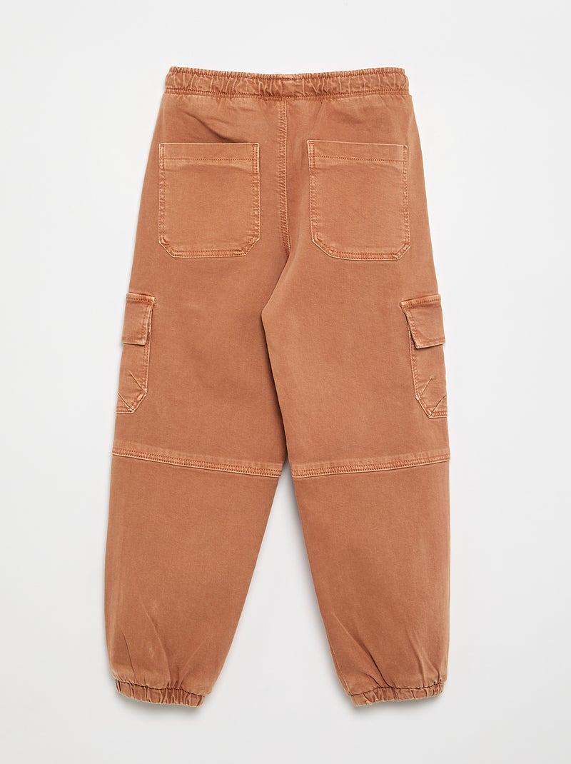 Pantaloni modello jogging Marrone - Kiabi