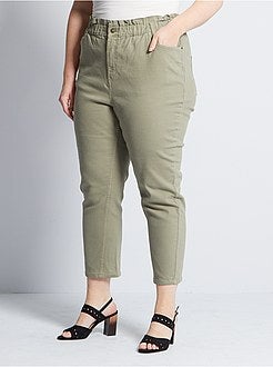 Pantaloni mom a vita alta - Kiabi