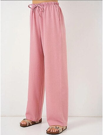 Pantaloni relaxed a gamba ampia con coulisse bdart