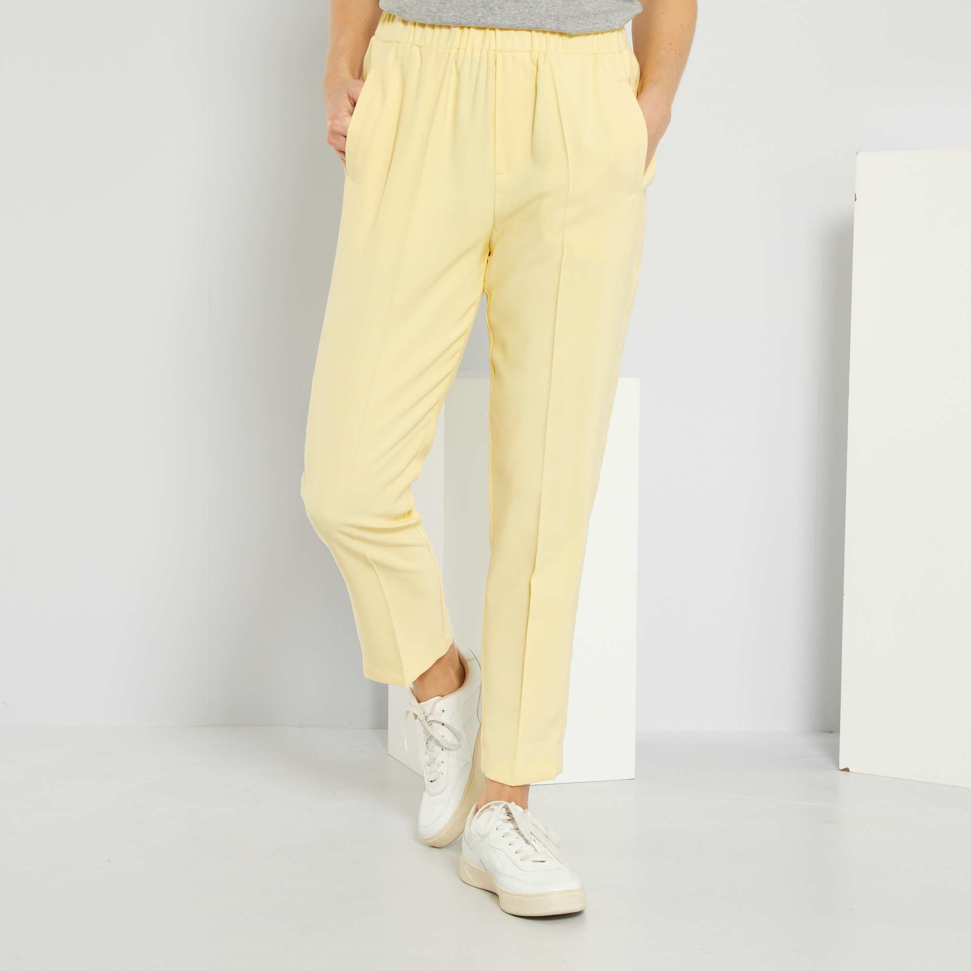 Pantaloni Morbidi Donna Incinte MAMA.LICIOUS | Con Elastico In Vita | Tessuto Comodo Per Gravidanza - Foto 8