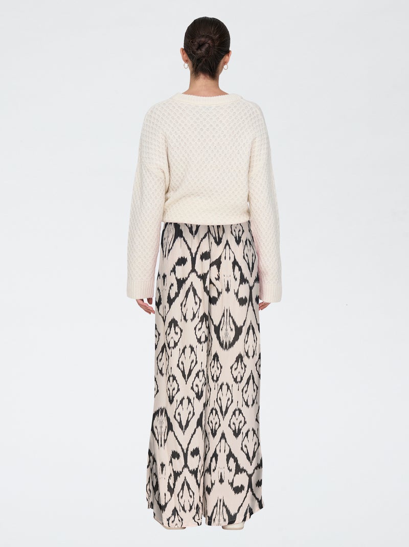 Pantaloni morbidi larghi 'JDY' BEIGE - Kiabi