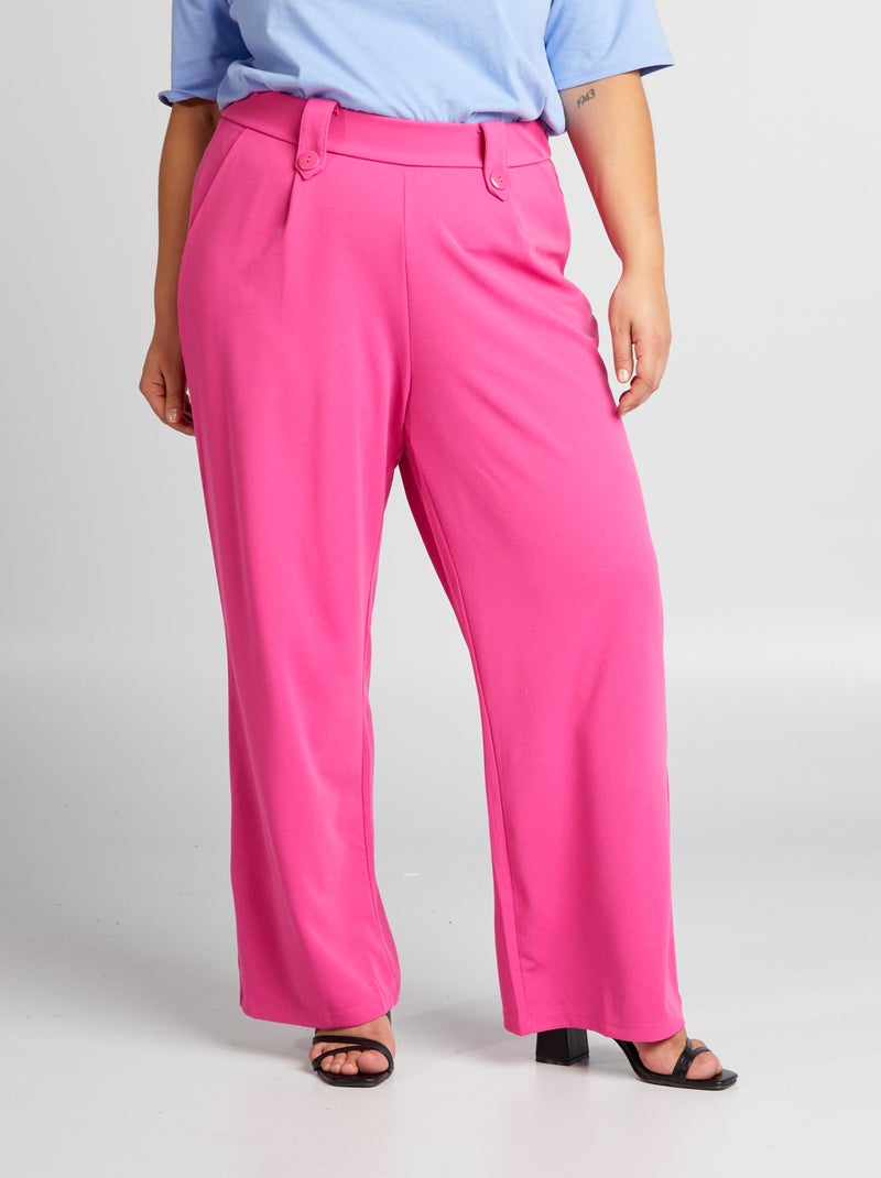 Pantaloni Pigiama Wide Leg In Ciniglia Nero - Acquista Online | Terranova - Foto 9