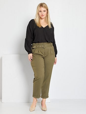 Pantaloni chino, colorati, stretch - Kiabi
