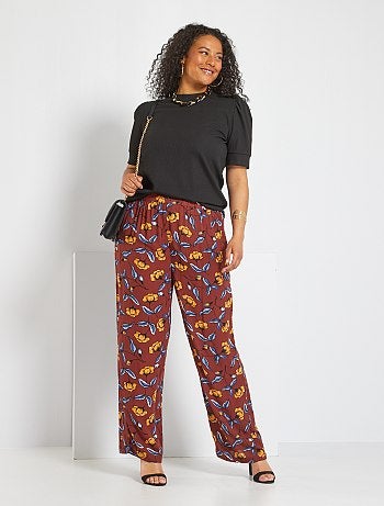 Saldi Pantaloni larghi - marrone - Kiabi