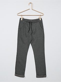 Pantaloni motivo pied de poule - Kiabi