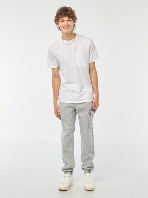 Pantaloni multipoches con vita elasticizzata - Kiabi