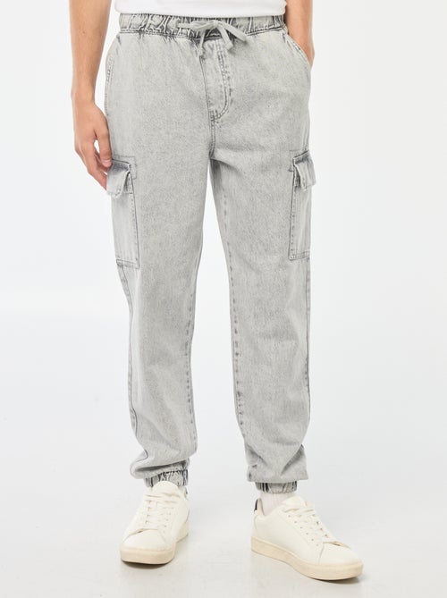 Pantaloni multipoches con vita elasticizzata - Kiabi