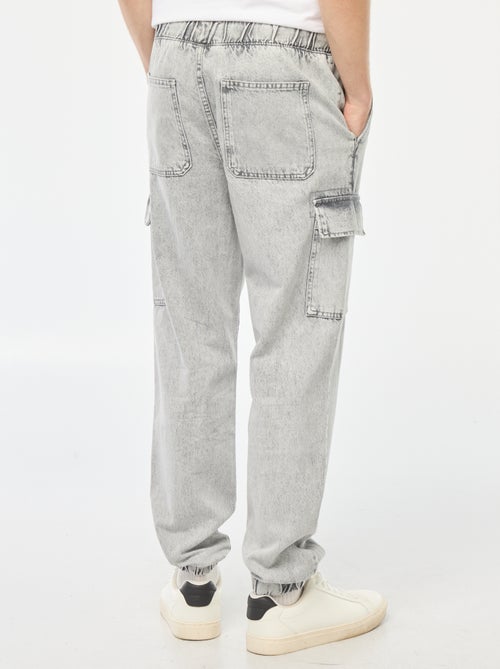 Pantaloni multipoches con vita elasticizzata - Kiabi